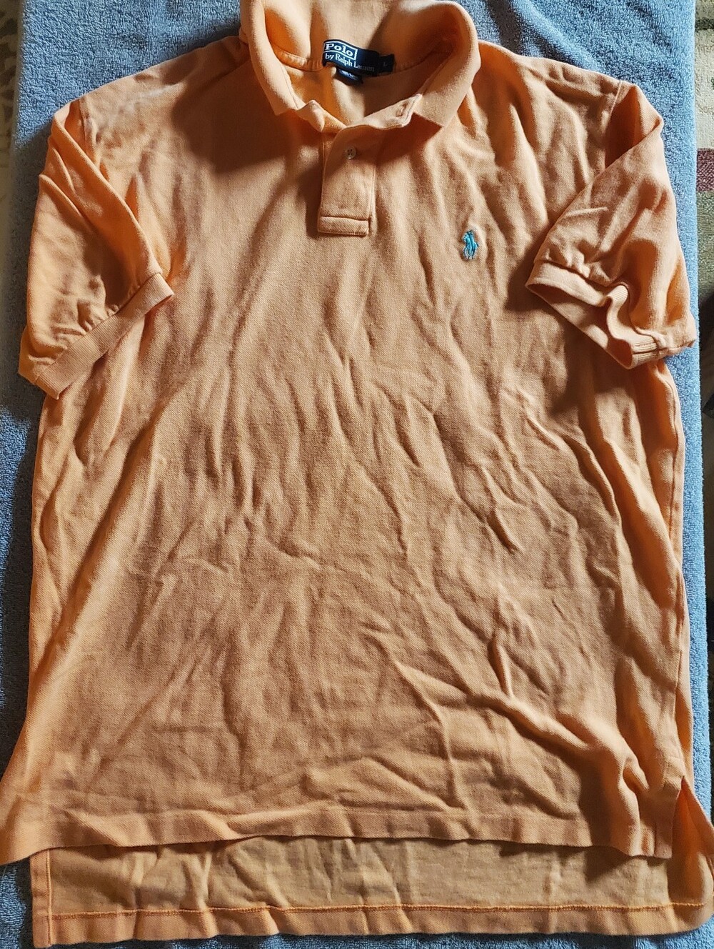 Polo by Ralph Lauren Men's Orange Classic Fit Polo Shirt